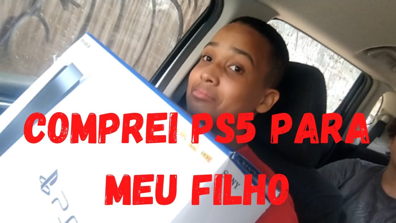 Comprei um PS5 para meu filho.