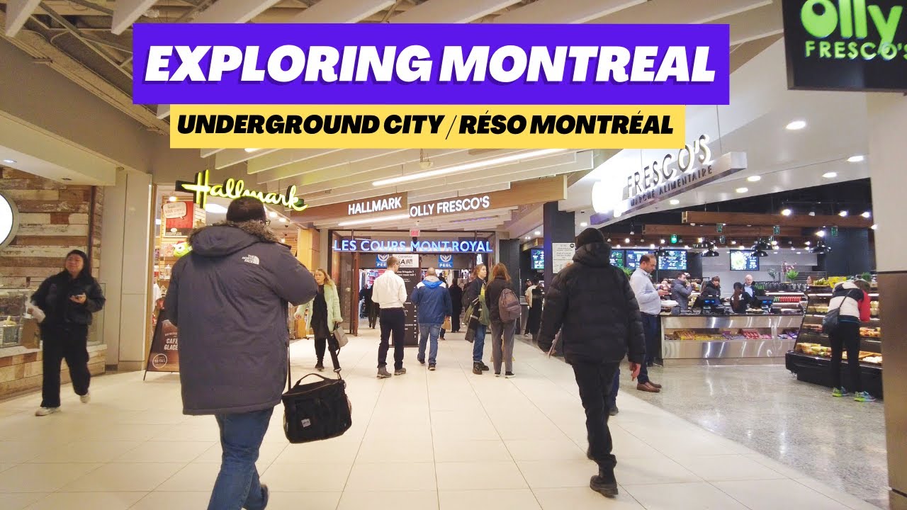 Exploring Montreal's World Below: Underground City in Downtown Montreal!