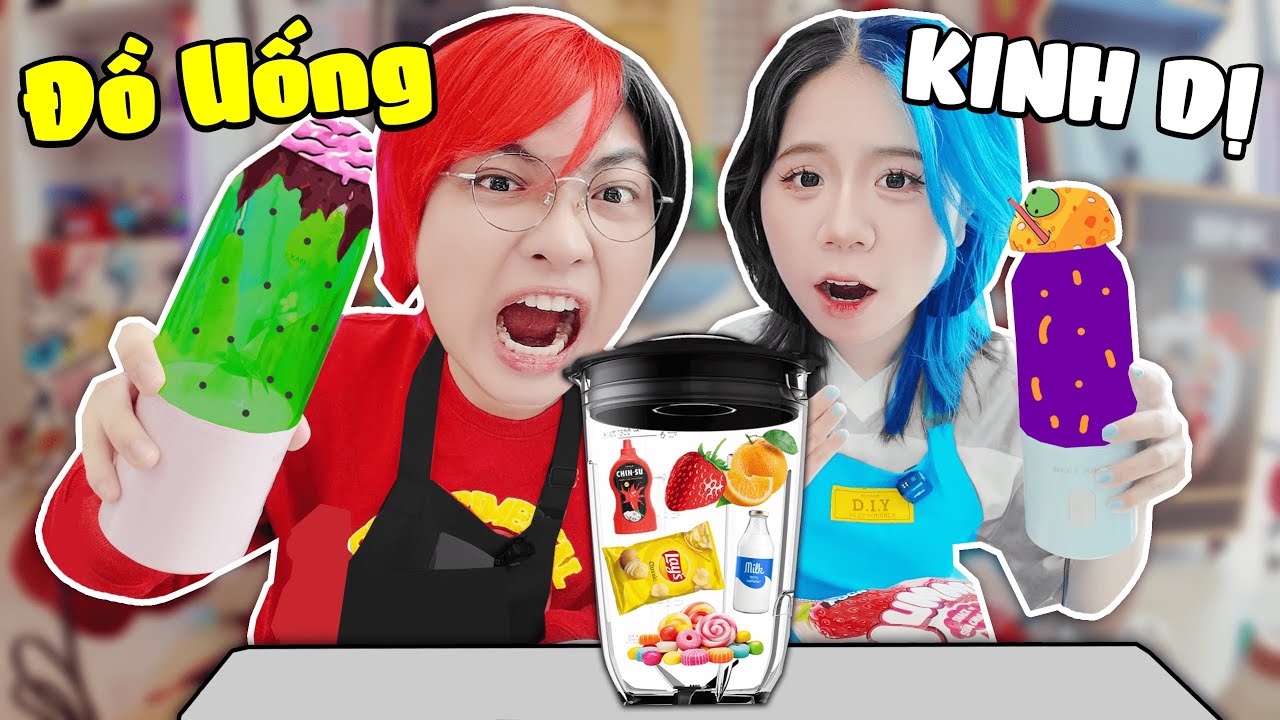 Kairon Và Simmy CHẾ TẠO ĐỒ UỐNG SIÊU KINH DỊ | Kairon Khóc Thét Khi Ăn Socola Mr Beast TƯƠNG ỚT 🤢