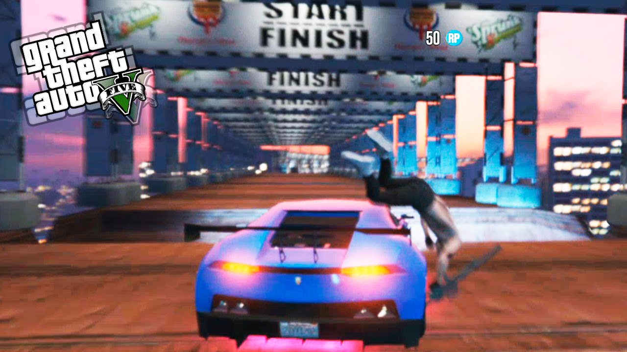 GTA 5 | EL COCHE PLUMA NO SE AFERRA AL WALLRIDE - GTA V CARRERA DE LA MUERTE #795 | XxStratusxX