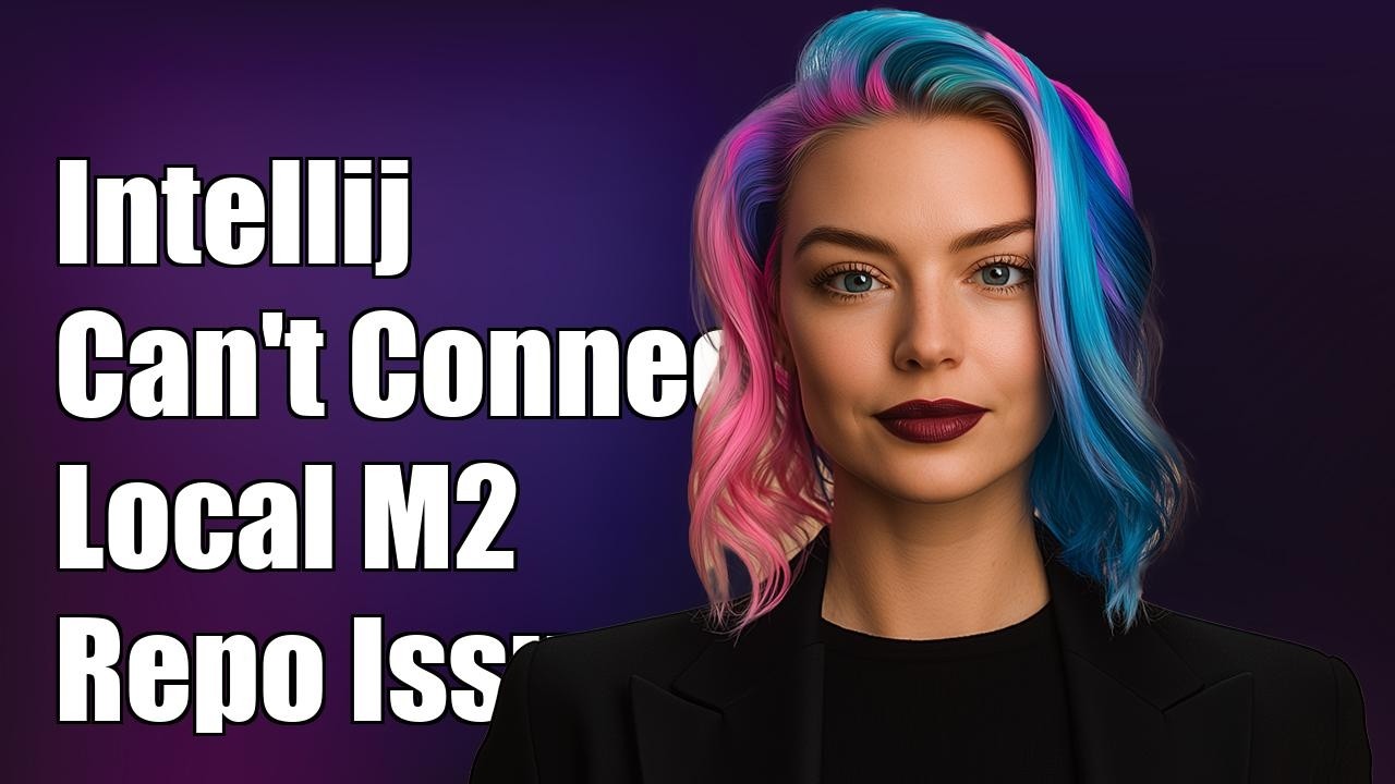 Intellij can't connect to local m2 repository