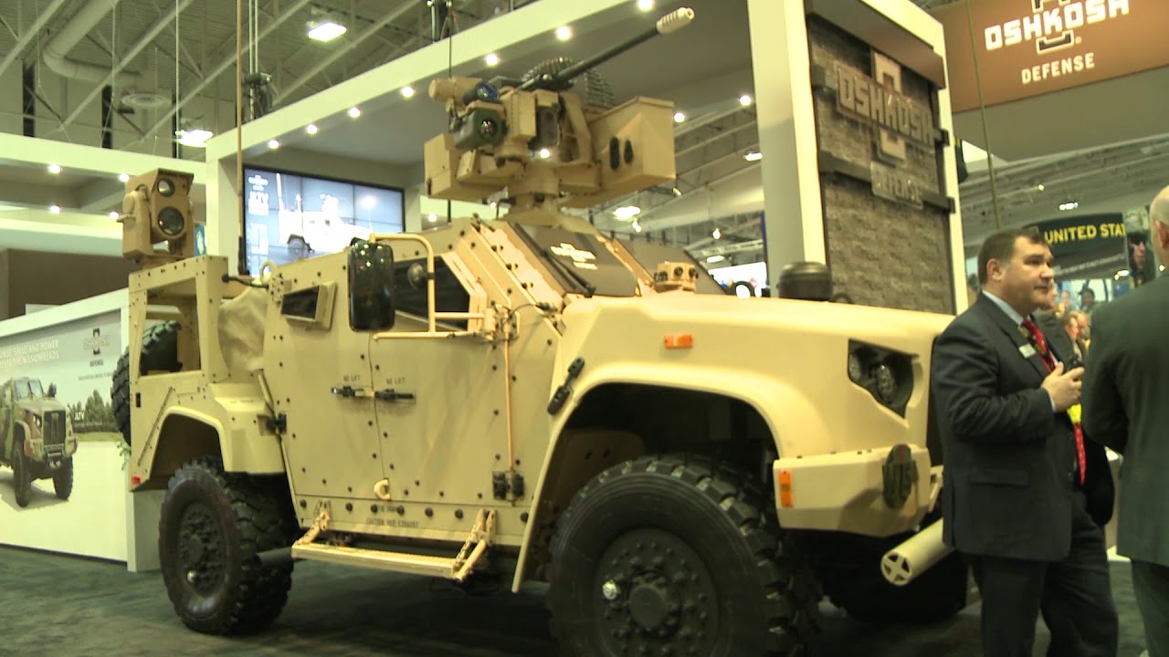 AUSA 2017 - OshKosh New Joint Light Tactical Vehicle JLTV models