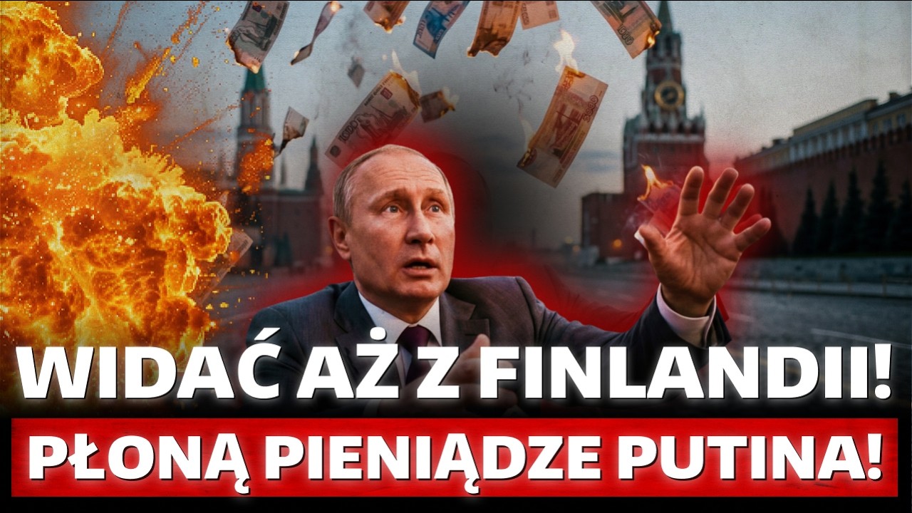 Panika w Rosji. PŁONĄ PORTY. Pożar widać z FINLANDII. Zatrzymano 40% eksportu ROPY. Koniec CZEKIST&Oacute;W