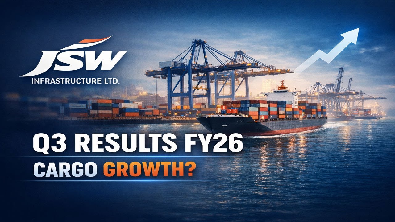 JSW Infrastructure Q3 FY26 Results Analysis | Cargo Volumes & Port Expansion | Hindi