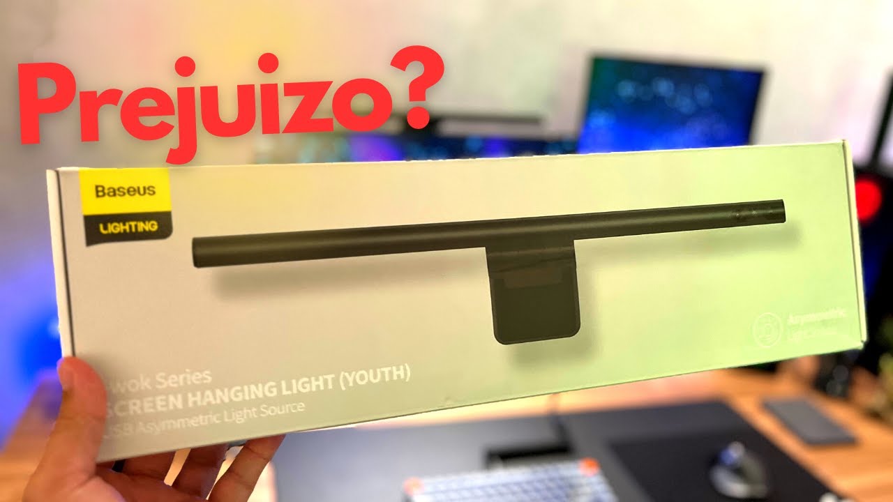 NÃO COMPRE essa luminária de monitor antes de ver esse vídeo!!