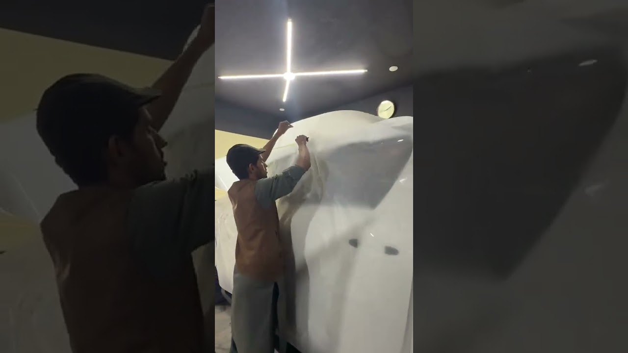 03078742800 AM Auto Revo Dala 4X4 protection film PPF installation 