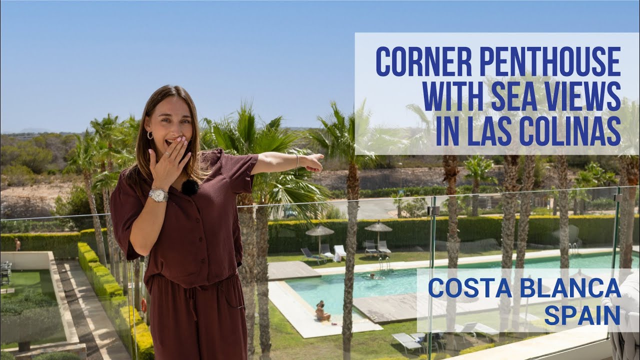Corner penthouse with sea views in Las Colinas || 2 bedroom || 2 bathrooms ||