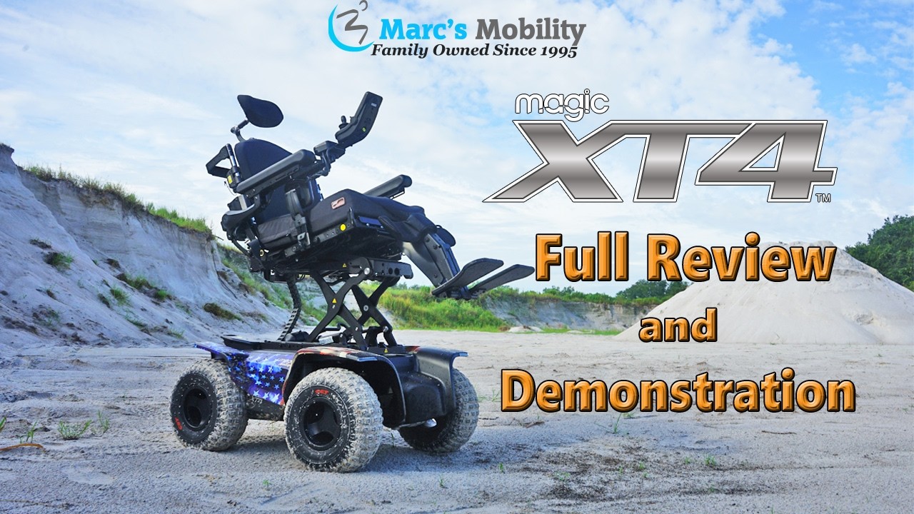 XT4 Powerchair Full Review - The Best Extreme All-Terrain 4x4 Wheelchair!