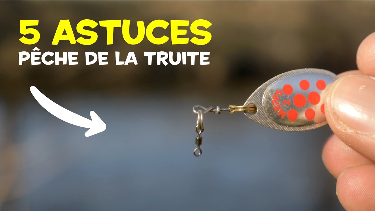 5 ASTUCES pour pêcher la TRUITE !!