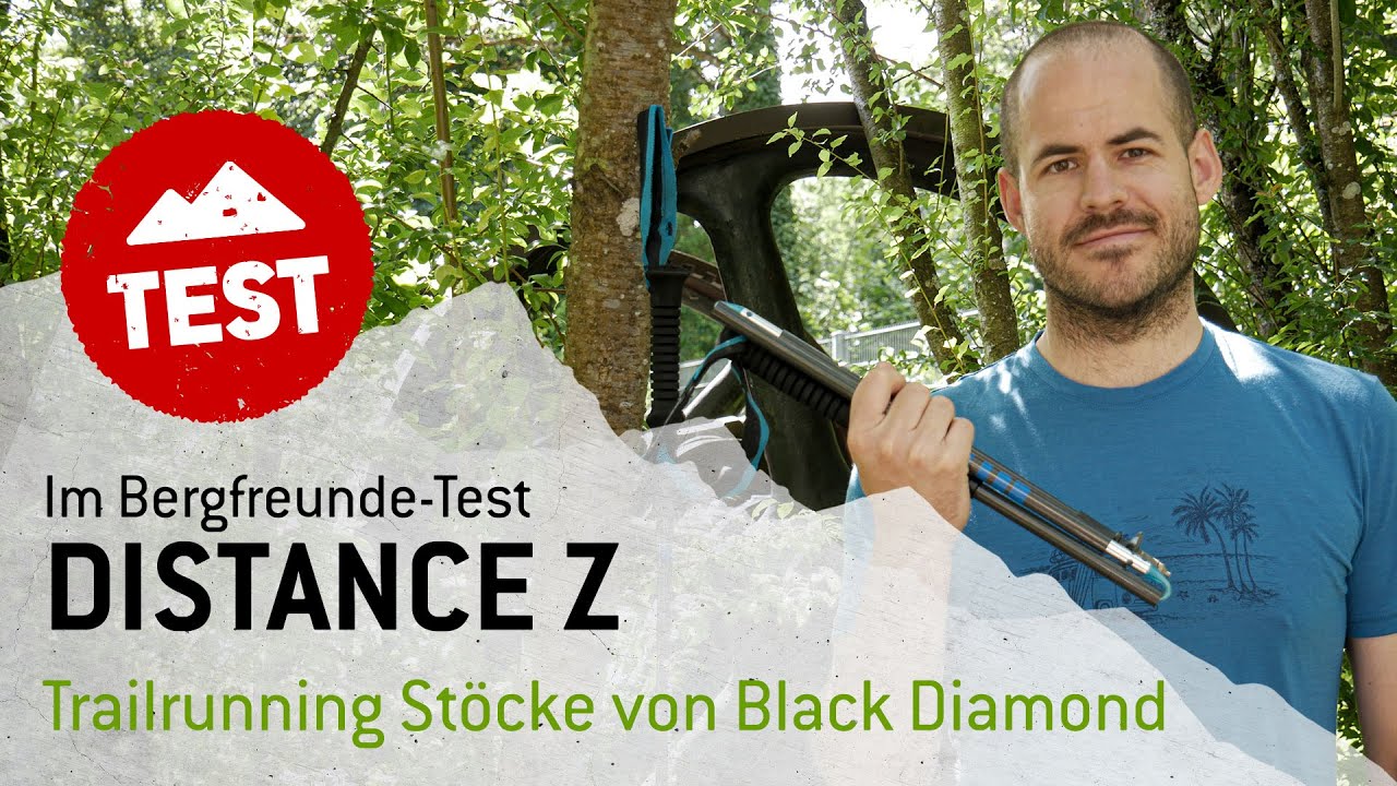 Im Bergfreunde-Test: Distance Carbon Z Trekkinstöcke von Black Diamond