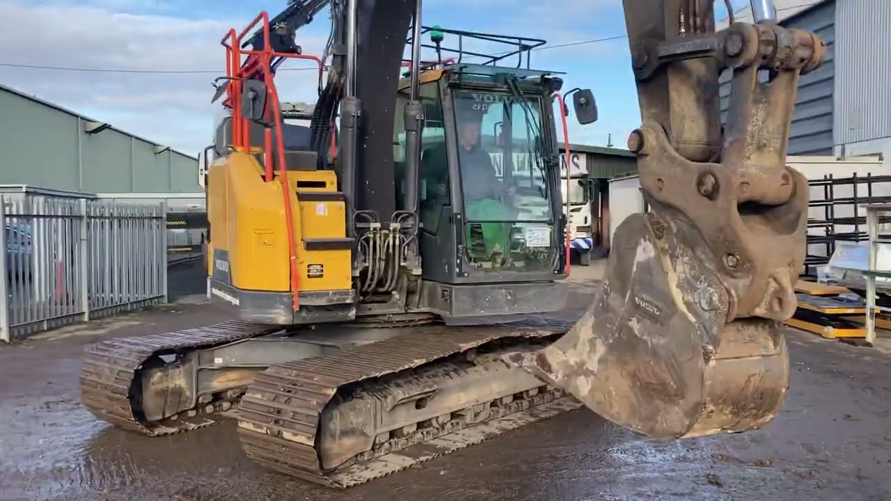 2018 Volvo ECR145EL Excavator, Entered into Auction,