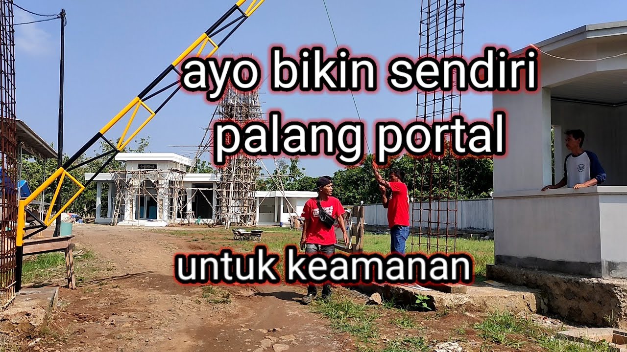 membuat palang portal