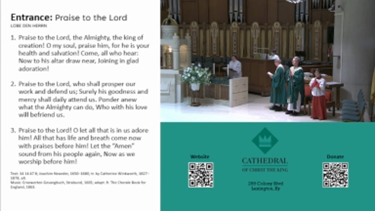 Saturday 5:00 PM Vigil Mass