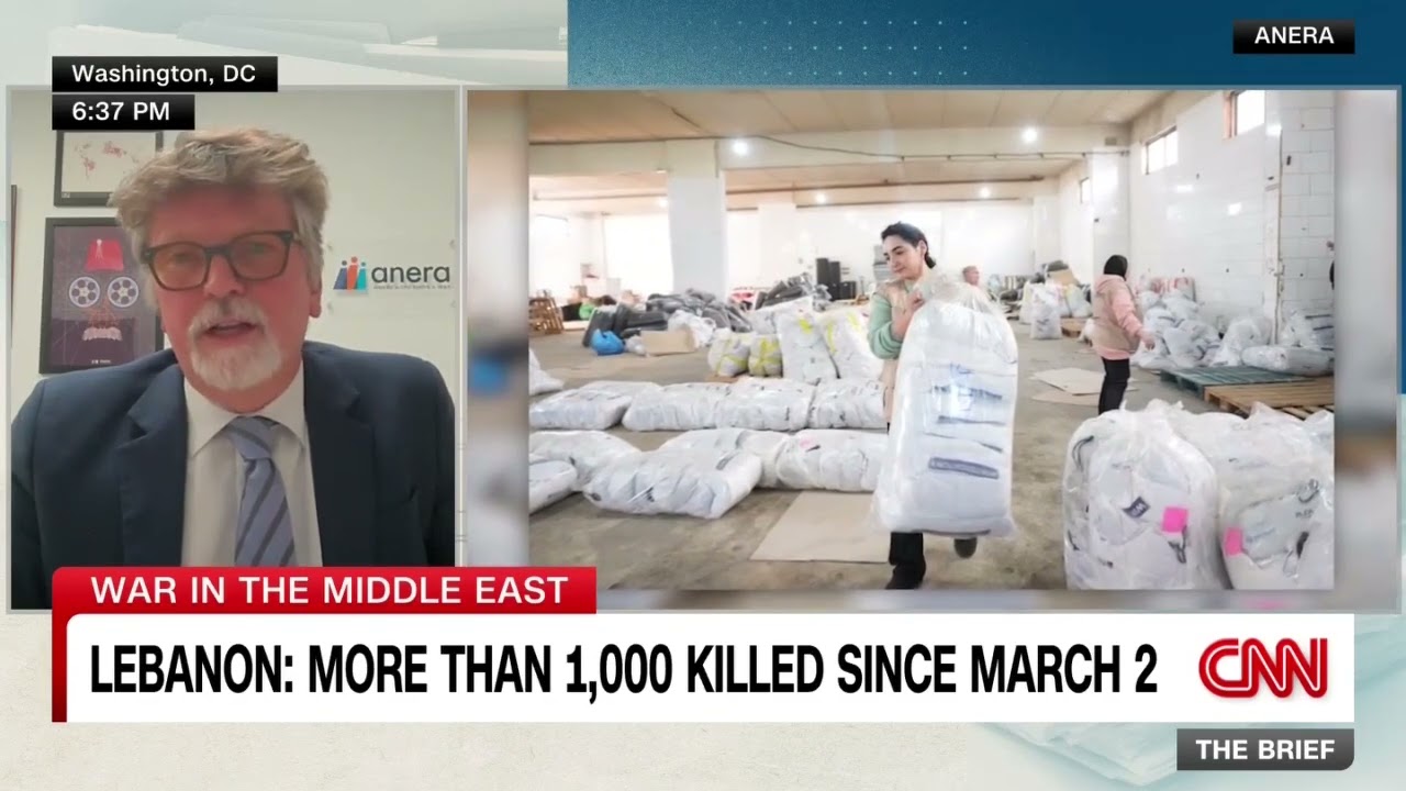Anera's Sean Carroll on the Lebanon Crisis on CNN International | March 19, 2026