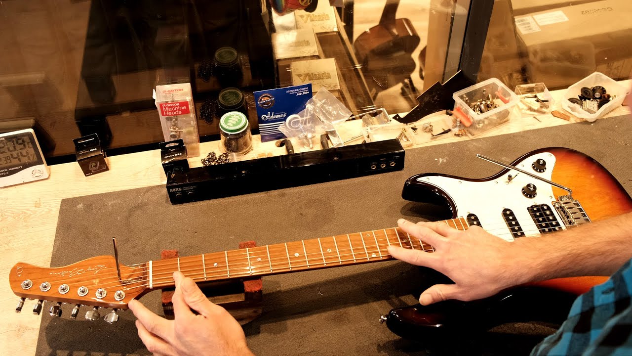 Comment régler une guitare électrique ? - explication en atelier Lutherie