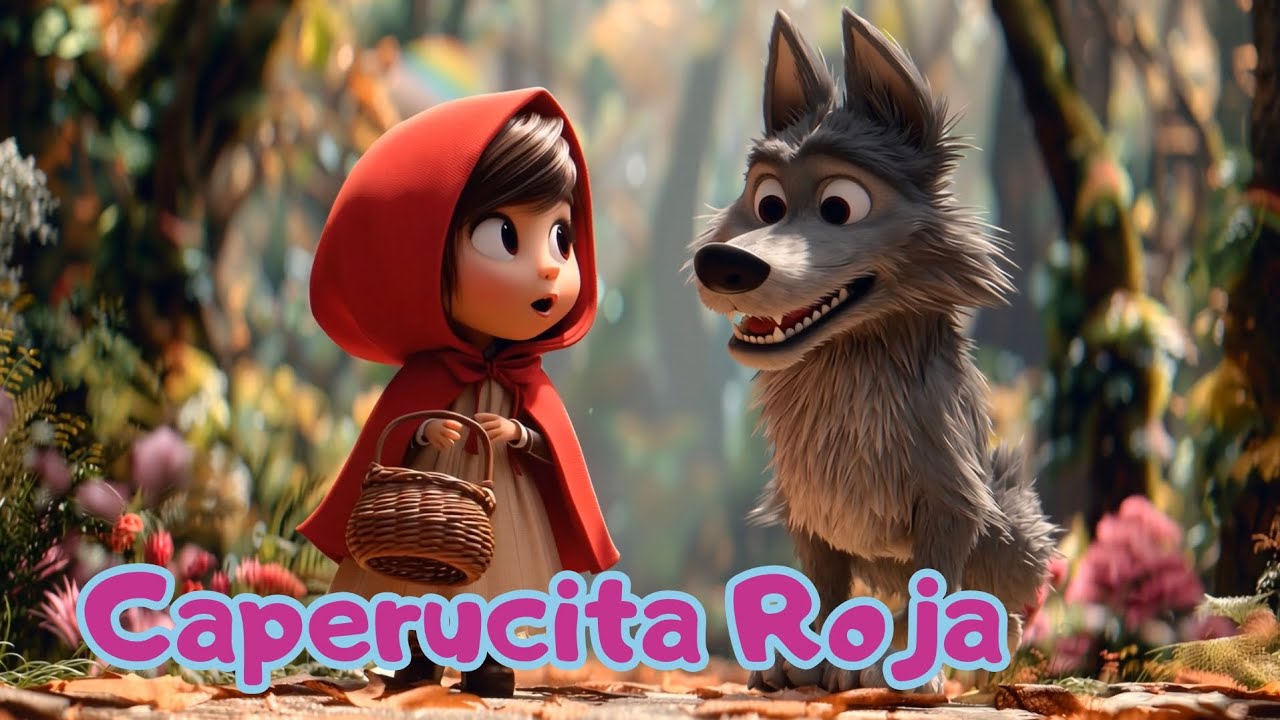 Caperucita Roja 🐺 Cuento Infantil en Español | Historia para Niños | Dibujos Animados para Niños  