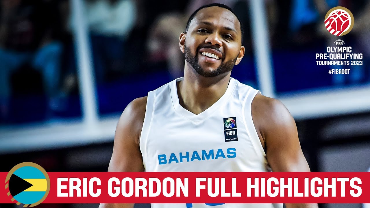 Eric Gordon | Bahamas  | Full Highlights from FIBA Olympic Pre-Qualif. Tournament 2023 Argentina