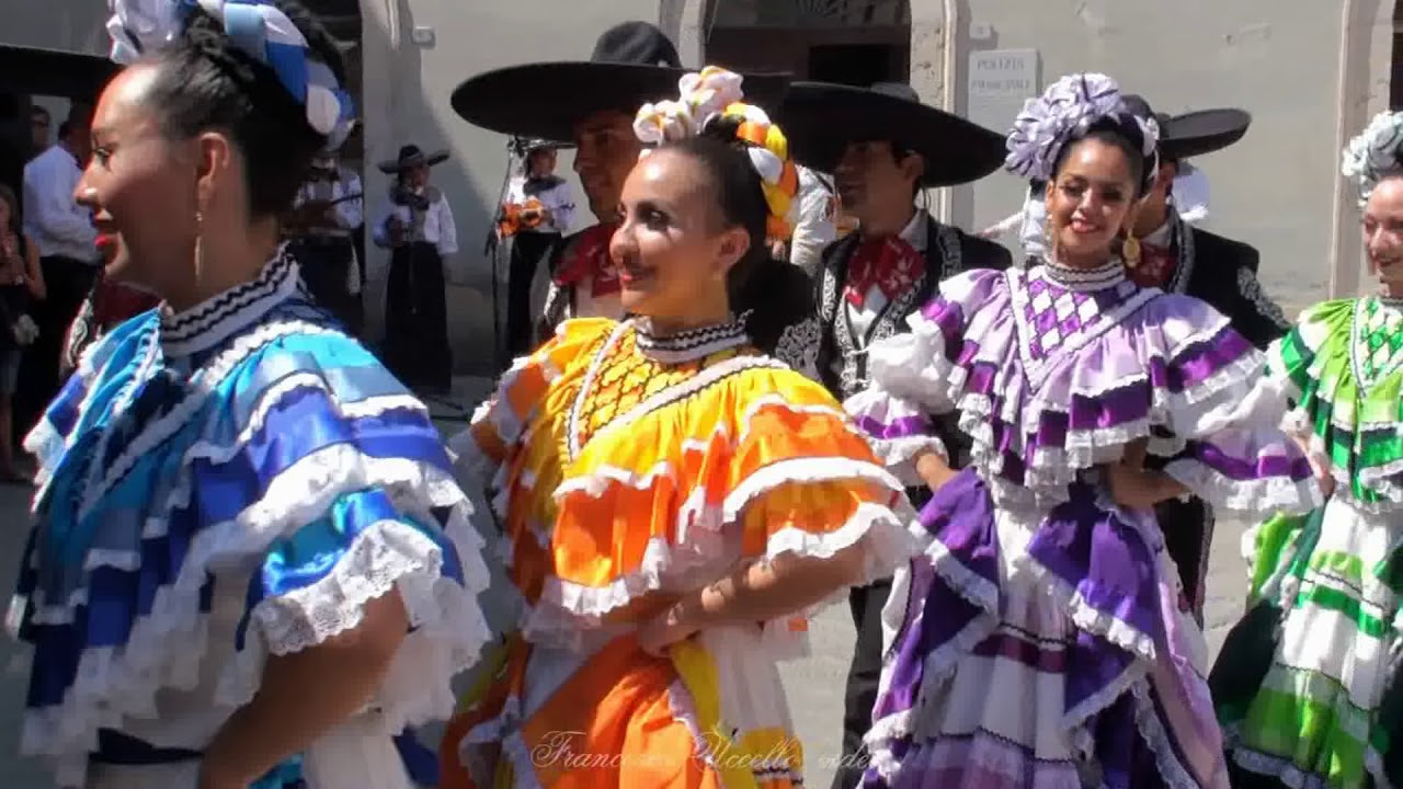 Dance Mexican and Ukrainian