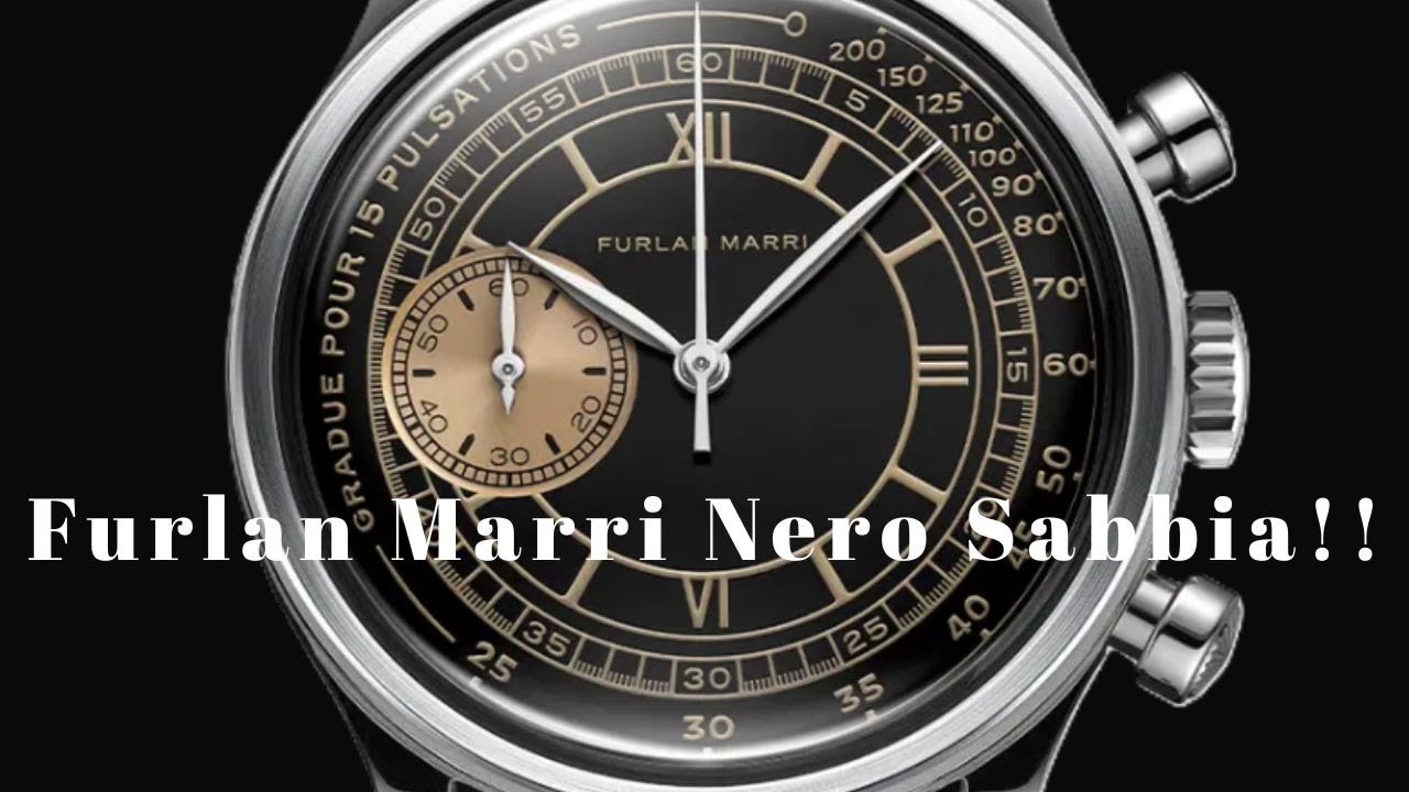 Watch Review - FURLAN MARRI NERO SABBIA ref 20203!!