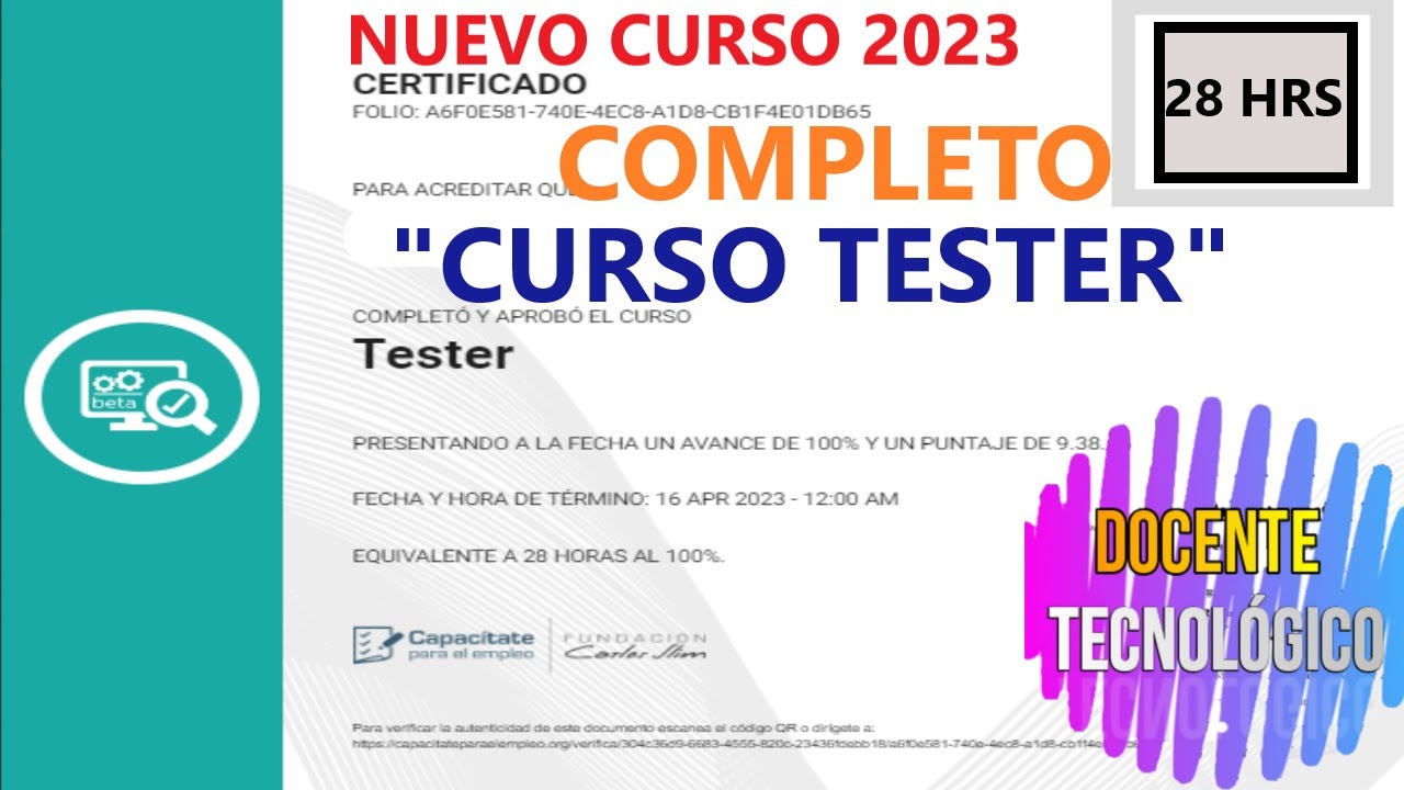Docente Tecnológico: CURSO COMPLETO 