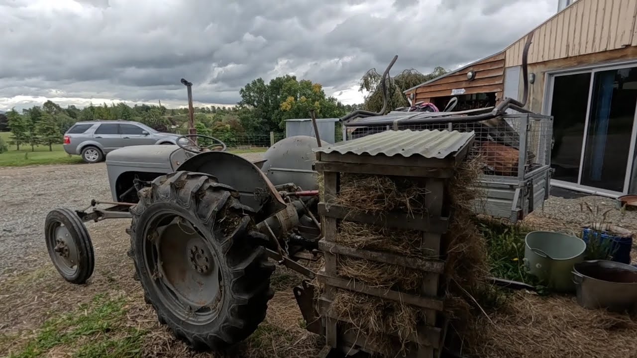 Подготовка нашего пастбища для овец и коз на нашем участке под застройку к нескольким дождливым д...