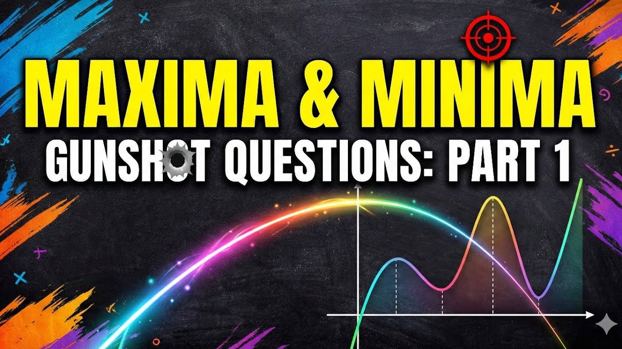 Maxima and Minima Gunshot questions Part-1