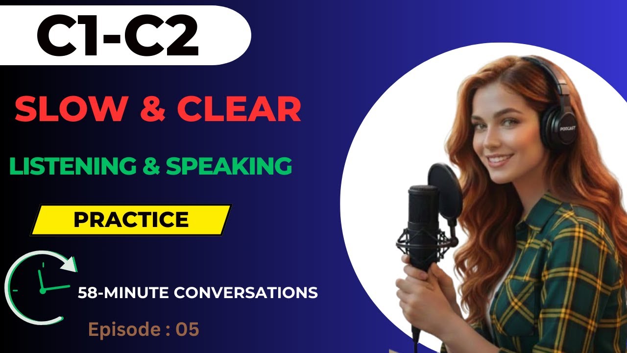 Advanced English Listening Practice | C1–C2 Real Conversations & Native Speech (1 Hour)