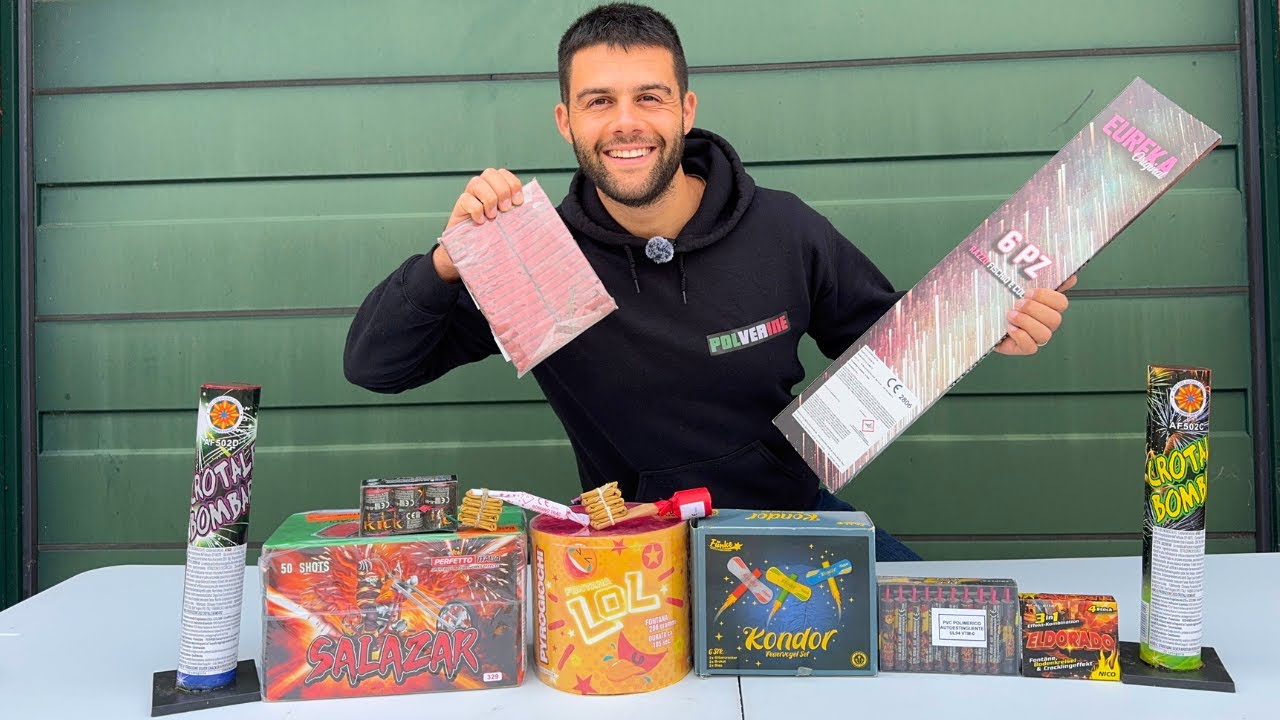 CARICO DI BOTTI per cazzeggio da Breena Fireworks Ancona con un articolo 50mm
