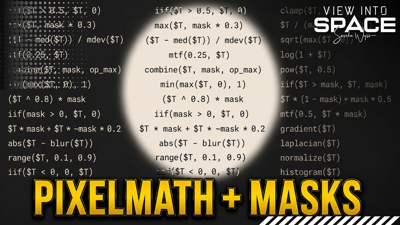 Use PixInsight Pixelmath successfully with masks