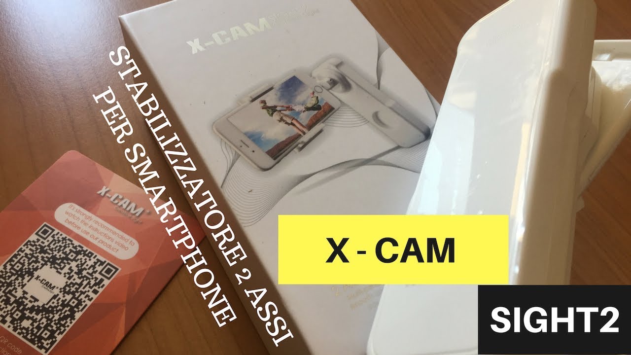 X CAM SIGHT2 stabilizzatore 2 assi