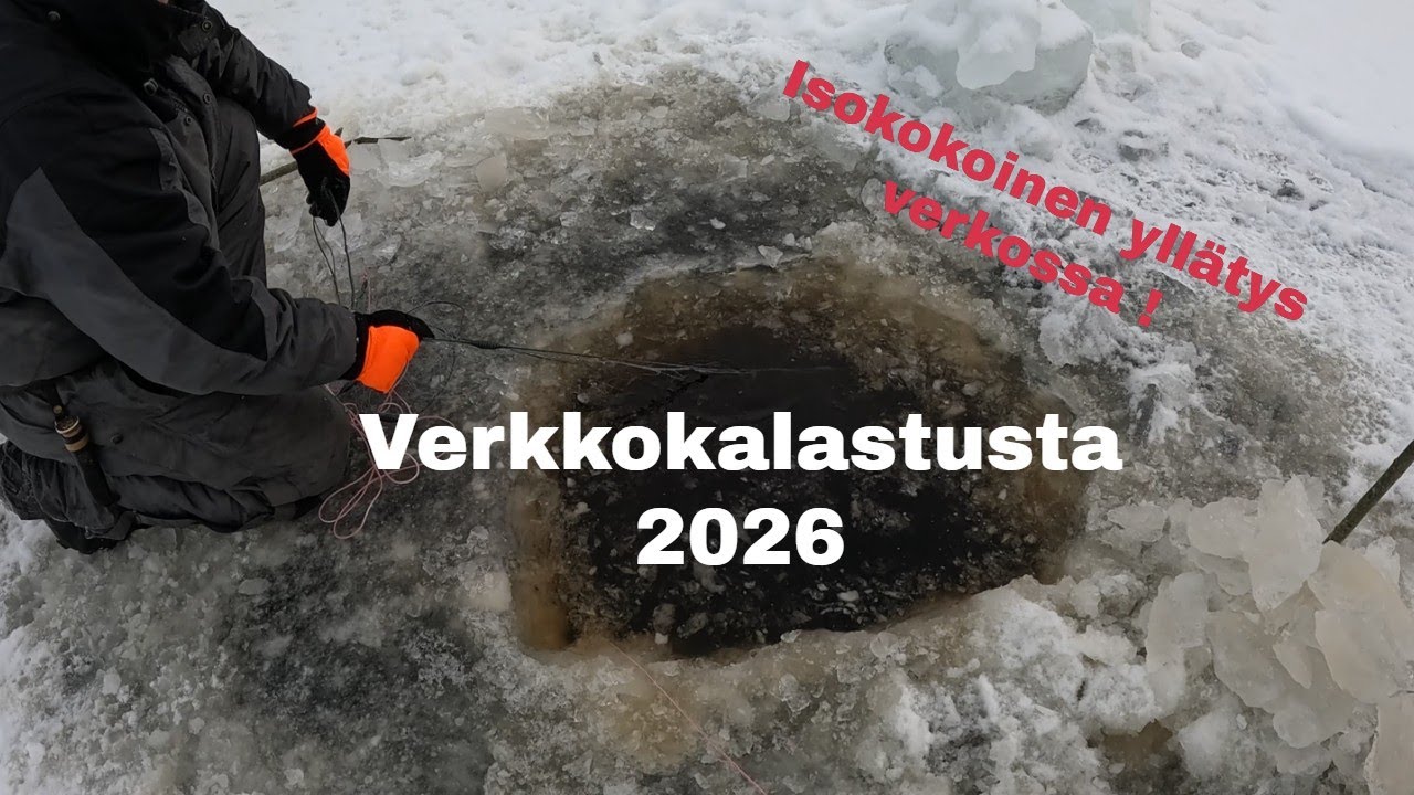 Verkkokalastusta 2026 Osa 2 Vastoinkäymisiä ja isokokoinen yllätys verkossa.