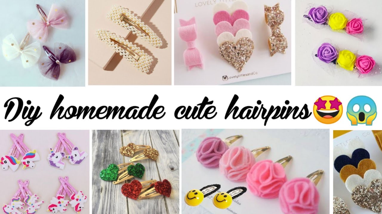 Hair Accessories Making at Home | DIY Hair Accessories | DIY Hair Clips and HairpinsHair Accessories