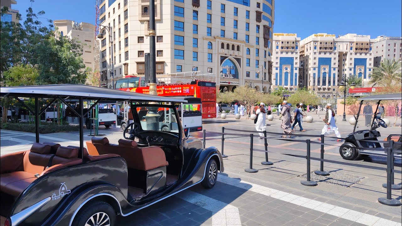 PERGI BALIK MASJID NABAWI - MASJID QUBA MENAIKI BUGGY DARI GATE 310 - SOLAT ZOHOR BERSAMA GROUP KU28
