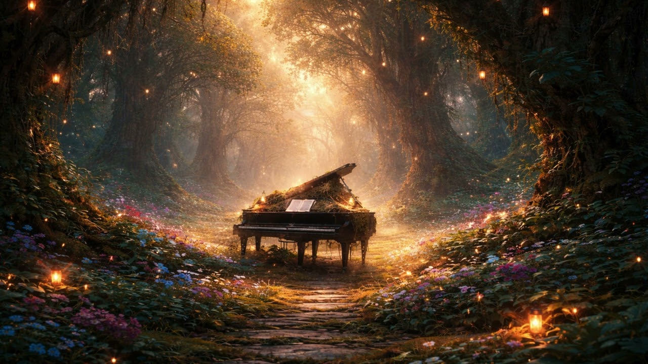 Fantasy piano sounds | Dimetation, relaxing sounds 🎶🎹