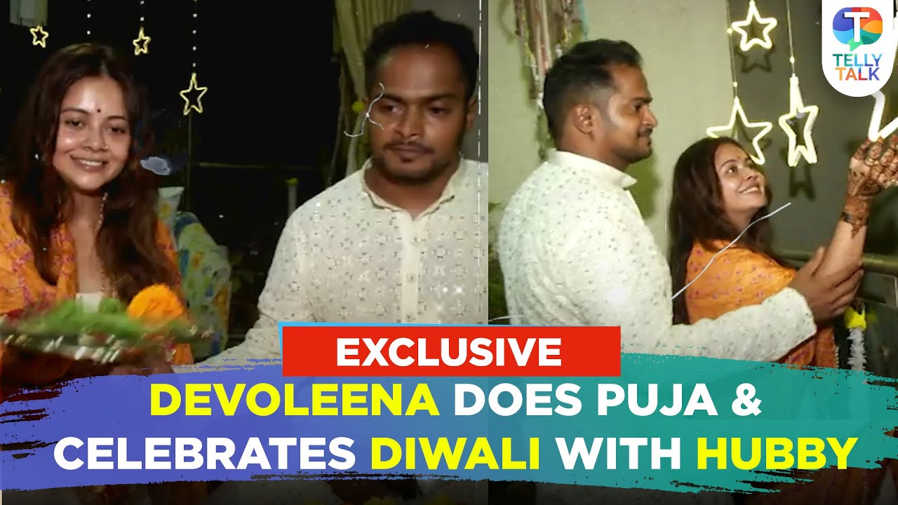 Devoleena Bhattacharjee does Diwali Puja with hubby Shanawaz & celebrates 1st Diwali after marriage