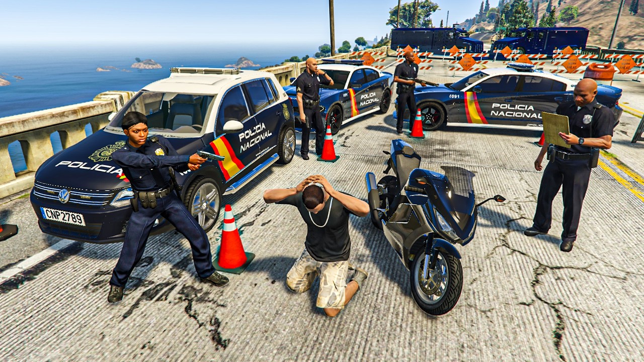 HAGO UN CONTROL POLICIAL EN LOS SANTOS! - MODO LIBRE GTA 5 ONLINE