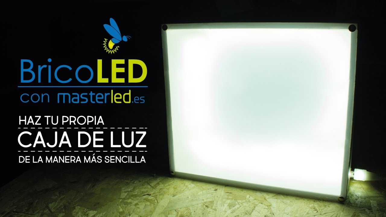 BricoLED - Caja de luz con TIRAS LED DIY