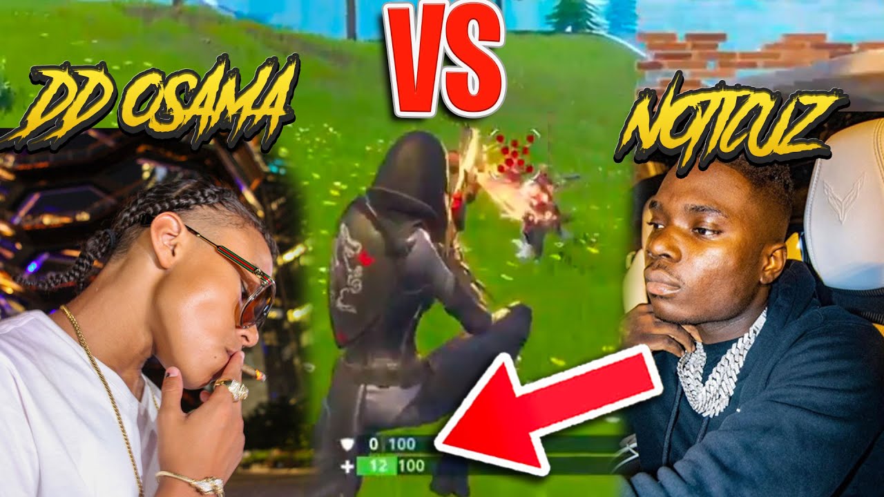 Noticuz и DD Osama 1V1 в FORTNITE... *ЗАБАВНО*