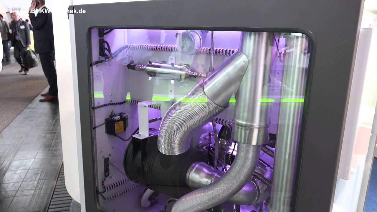 3 kW Mikrogasturbine EnerTwin von MTT auf der HMI 2015