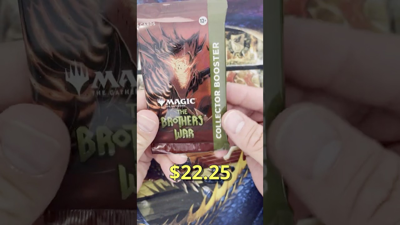 Opening a $22 Magic the Gathering: The Brother's War Collector Booster #mtg #magicthegathering