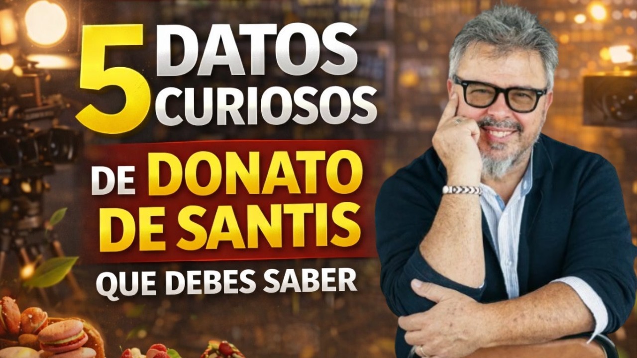 🔥🍝 5 datos impactantes de Donato De Santis que casi nadie conoce