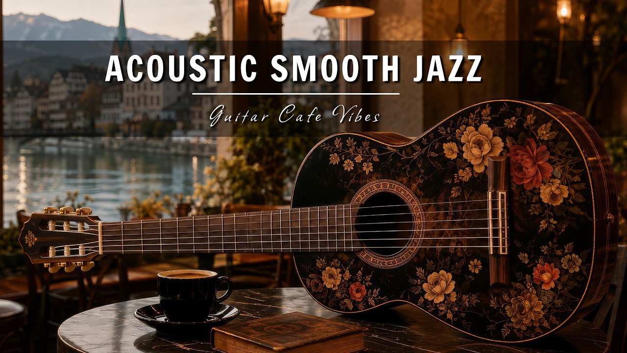 24/7 Acoustic Jazz Coffee Shop Music | Smooth Guitar Melodies for Relaxation & Focus