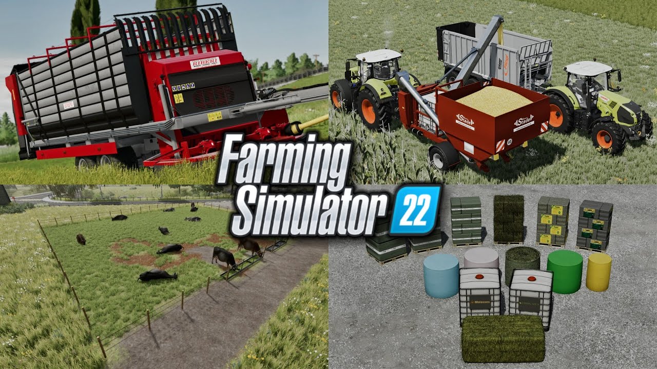 New Mods! MaizePlus, Riberi, Grazing, & Animal Food Additions! (4 Mods) | Farming Simulator 22