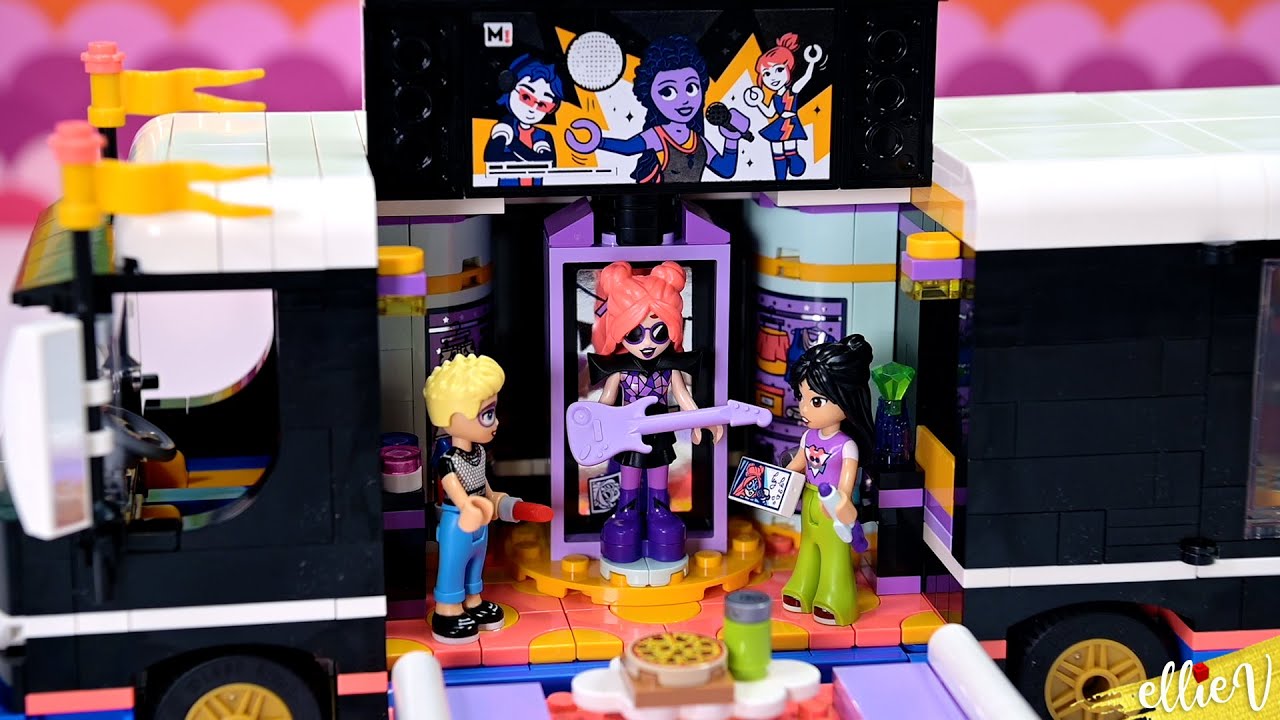 Pop Star Music Tour Bus, Paisley's taking her show on the road 🌟 LEGO Friends build & review