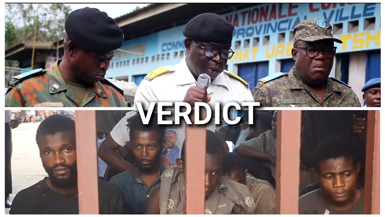 🔥KIN - VERDICT DU TRIBUNAL MILITAIRE : UN ÉLÉMENT DE LA GR CONDAMNÉ À LA PEINE DE MORT POUR MEURTRE