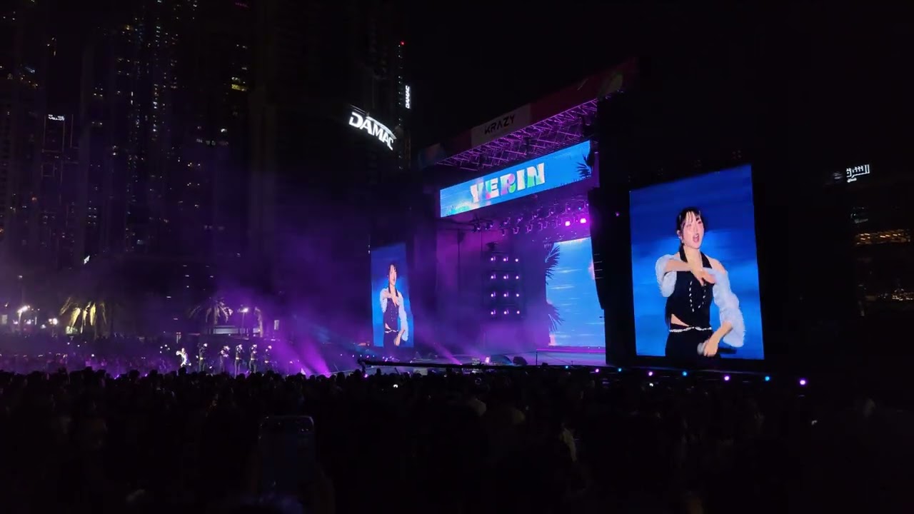 17022026 예린 (YERIN) @Yerin.official - 4U - Live at KRAZY Super Concert Dubai Fancam 4k