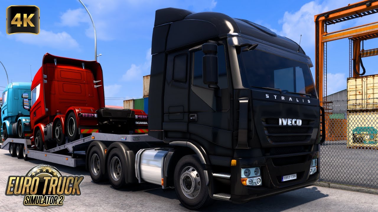 Scania Trucks Delivery | Snowy Moon V2 | ETS2 1.57