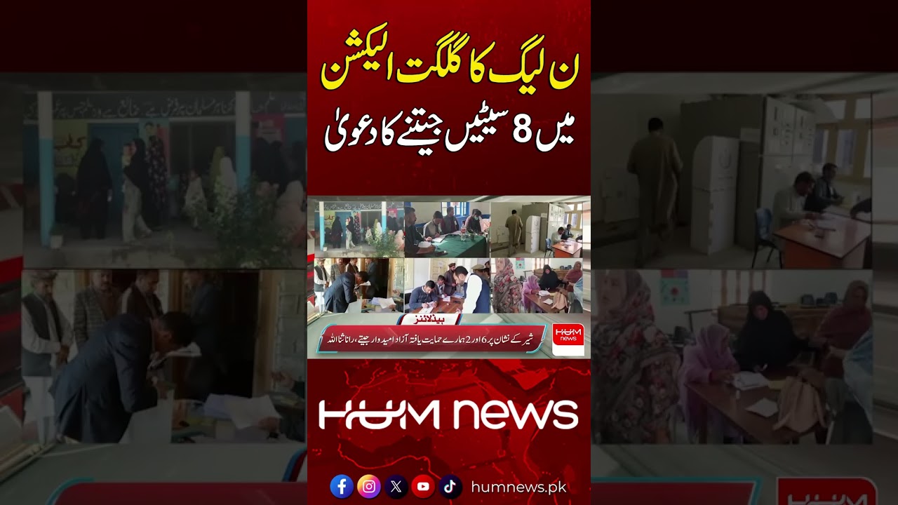 PML-N Claims Victory on 8 Seats in Gilgit Elections | Hum News | Pakistan