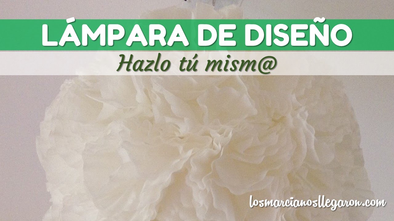 Lámpara de Papel con Filtros de Café