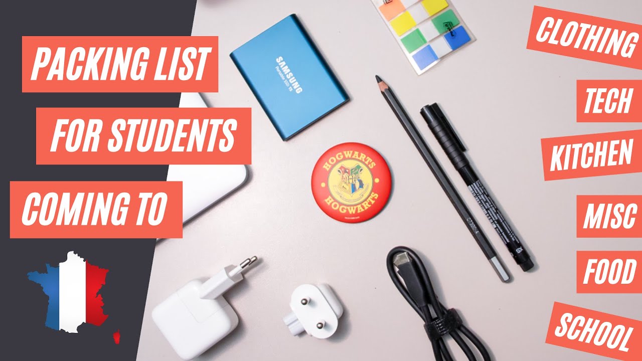 Packing list for International students